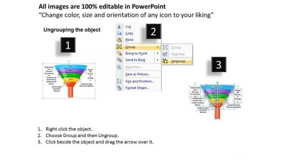 Editable Ppt Templates Business Funnel Diagram Graphic PowerPoint Slides