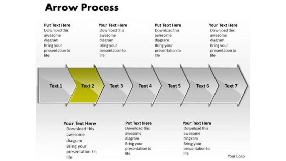 Editable Ppt Theme Arrow Process 7 Power Point Stage Business Communication PowerPoint 3 Image