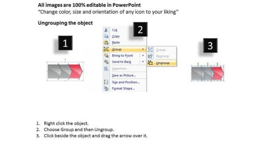 Editable Ppt Theme Continuous PowerPoint Presentation By 3 Arrows 2010 4 Design