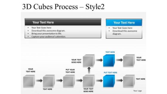 Editable Process Flowchart Diagram For PowerPoint