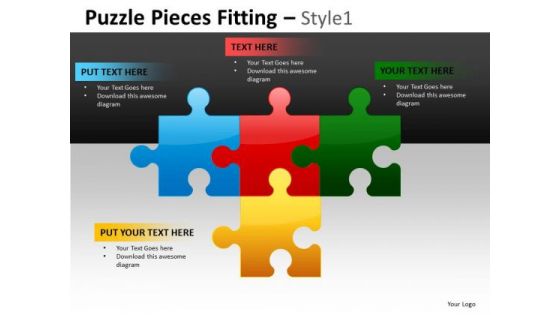 Editable Puzzle Diagram For PowerPoint Slides And Strategy Ppt