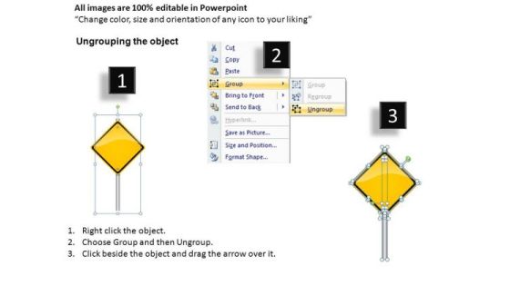 Editable Road Signs PowerPoint Road Slides And Templates Slide02