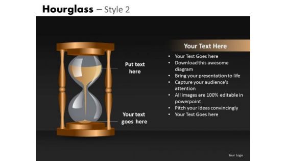 Editable Slides Hourglass Ppt