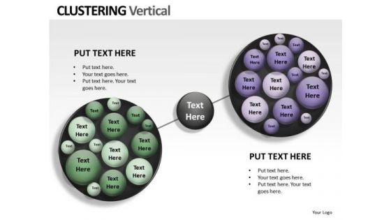 Editable Stages Clustering PowerPoint Slides And Ppt Diagram Templates