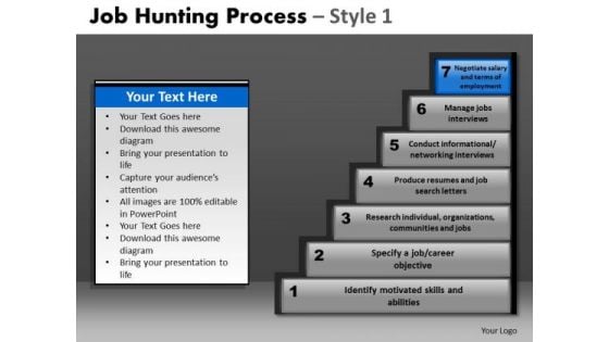 Editable Staircase Diagram PowerPoint Slides Pppt Templates