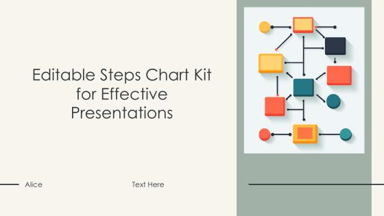 Editable Steps Chart Kit For Effective Presentations PPT Guidelines AT
