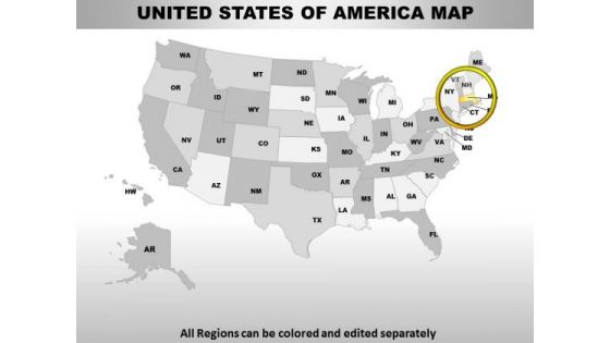Editable Usa Massachusetts State PowerPoint Maps