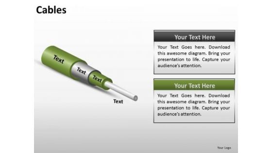 Editable Wire Cable PowerPoint Presentation Slides