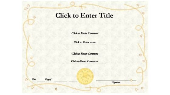 Education Award Certificate PowerPoint Templates Education Award Certificate PowerPoint Templates