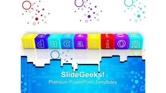 Education Blocks Future PowerPoint Templates And PowerPoint Themes 0912 Education Blocks Future PowerPoint Templates And PowerPoint Themes 0912