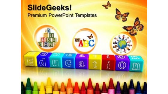 Education Blocks Game PowerPoint Templates And PowerPoint Themes 0912