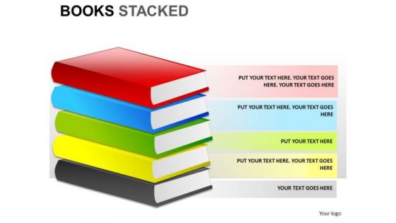 Education Books PowerPoint Graphics Design Slides