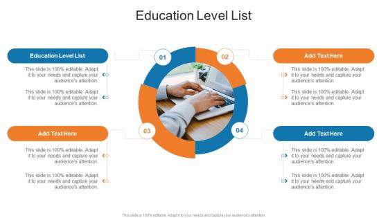 Education Level List In Powerpoint And Google Slides Cpb