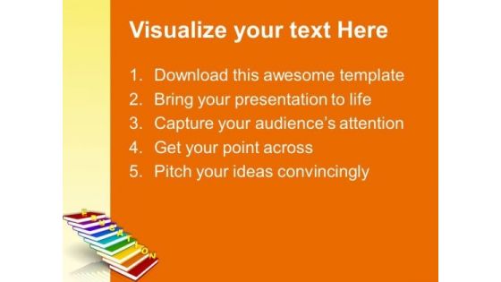 Education On Book As Staircase Future PowerPoint Templates And PowerPoint Themes 0912
