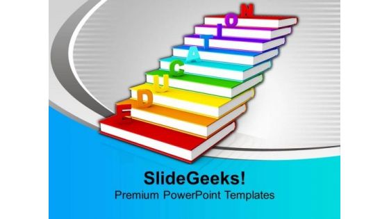 Education On Books Career Future PowerPoint Templates Ppt Backgrounds For Slides 0113 Education On Books Career Future PowerPoint Templates Ppt Backgrounds For Slides 0113
