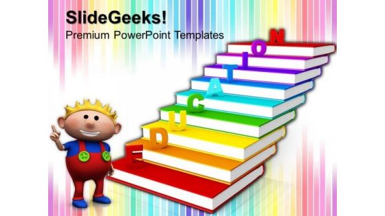 Education On Books Future PowerPoint Templates And PowerPoint Themes 0912