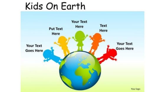 Education School Kids On Earth PowerPoint Slides And Ppt Diagram Templates