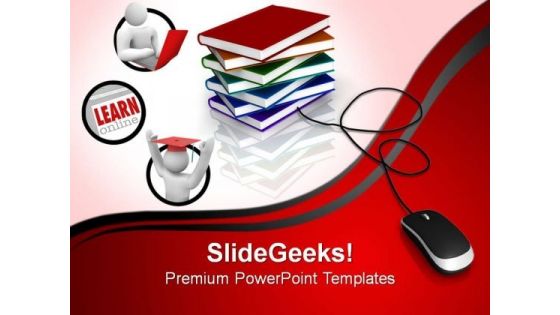 Educational Books PowerPoint Templates And PowerPoint Themes 0812