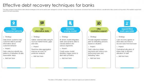 Effective Debt Recovery Techniques For Banks Mockup Pdf Effective Debt Recovery Techniques For Banks Mockup Pdf