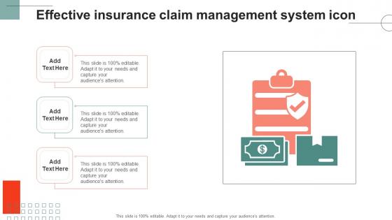 Effective Insurance Claim Management System Icon Pictures Pdf