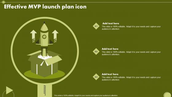 Effective MVP Launch Plan Icon Themes Pdf