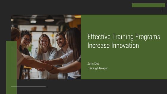 Effective Training Programs Increase Innovation PPT Graphics AT
