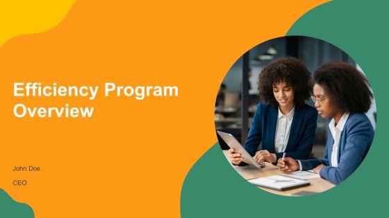 Efficiency Program Overview PPT Example AT