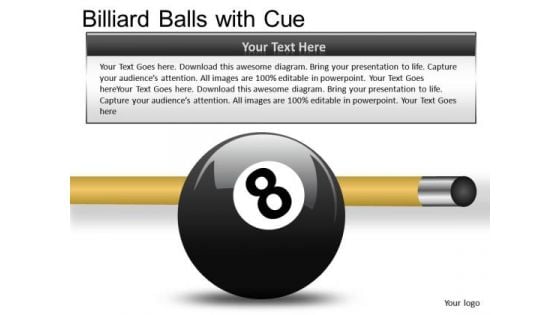 Eight Ball With Cue PowerPoint Slides And Ppt Diagram Templates