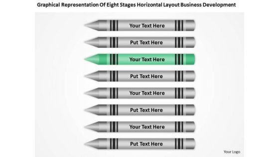 Eight Stages Horizontal Layout Business Development Ppt Easy Plans PowerPoint Slides