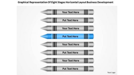 Eight Stages Horizontal Layout Business Development Ppt Plan PowerPoint Slides