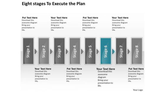 Eight Stages To Execute The Plan Chart Sales Process Flow Chart PowerPoint Slides Eight Stages To Execute The Plan Chart Sales Process Flow Chart PowerPoint Slides