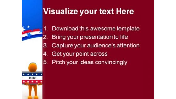 Election Time Americana PowerPoint Templates And PowerPoint Backgrounds 0511