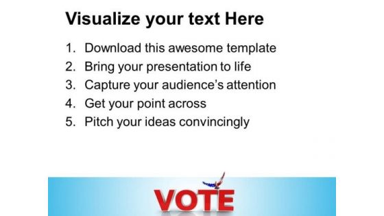 Election Time Americana PowerPoint Templates And PowerPoint Themes 0812