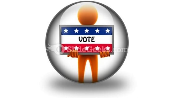 Election Time PowerPoint Icon C