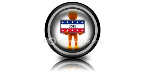 Election Time PowerPoint Icon Cc