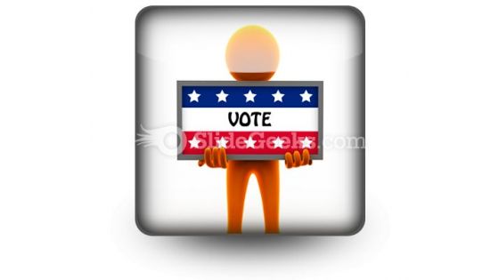 Election Time PowerPoint Icon S