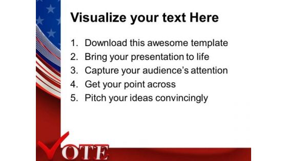 Election Vote Us Elections PowerPoint Templates And PowerPoint Themes 0812