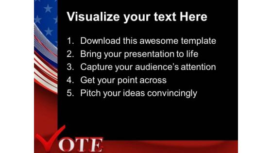 Election Vote Us Elections PowerPoint Templates And PowerPoint Themes 0812