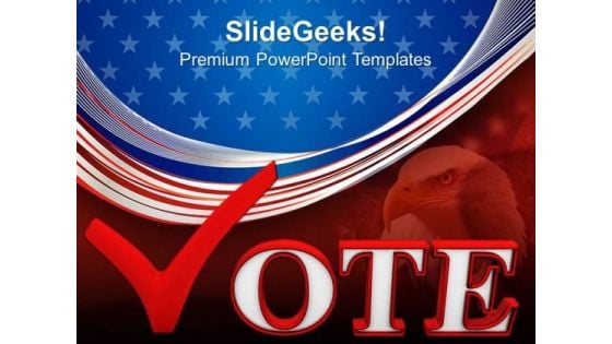 Election Vote Us Elections PowerPoint Templates And PowerPoint Themes 0812