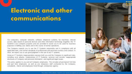 Electronic And Other Communications Guide To Designing A Staff Handbook Topics Pdf