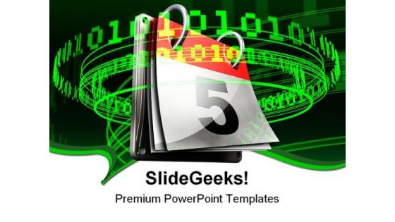 Electronic Calendar Abstract PowerPoint Templates And PowerPoint Backgrounds 0211