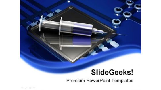 Electronic Injection Technology PowerPoint Templates And PowerPoint Backgrounds 0211