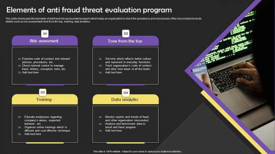 Elements Of Anti Fraud Threat Evaluation Program Rules Pdf