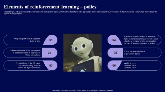 Elements Of Reinforcement Learning Policy Role Of Reinforcement Brochure Pdf