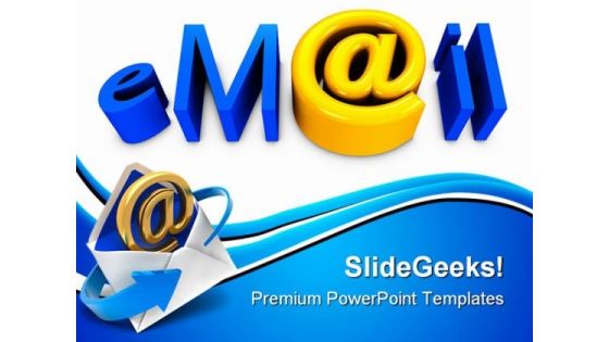 Email01 Internet PowerPoint Themes And PowerPoint Slides 0411