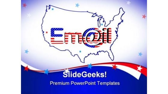 Email America Internet PowerPoint Templates And PowerPoint Backgrounds 0711