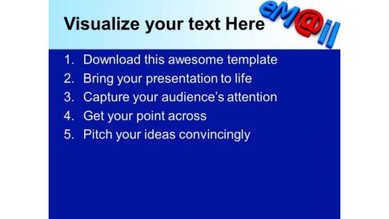 Email Computer PowerPoint Templates And PowerPoint Themes 0612