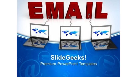 Email Internet Communication PowerPoint Templates And PowerPoint Themes 0612