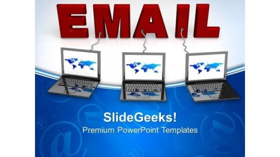 Email Internet Communication PowerPoint Templates And PowerPoint Themes 0612