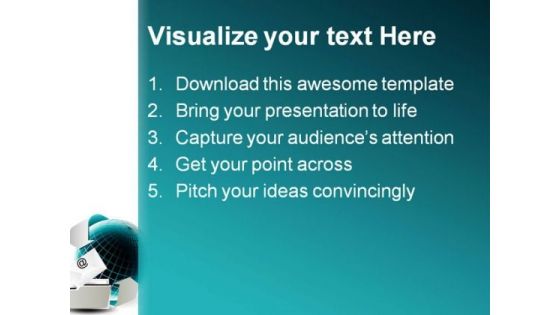 Email Internet PowerPoint Templates And PowerPoint Backgrounds 0411